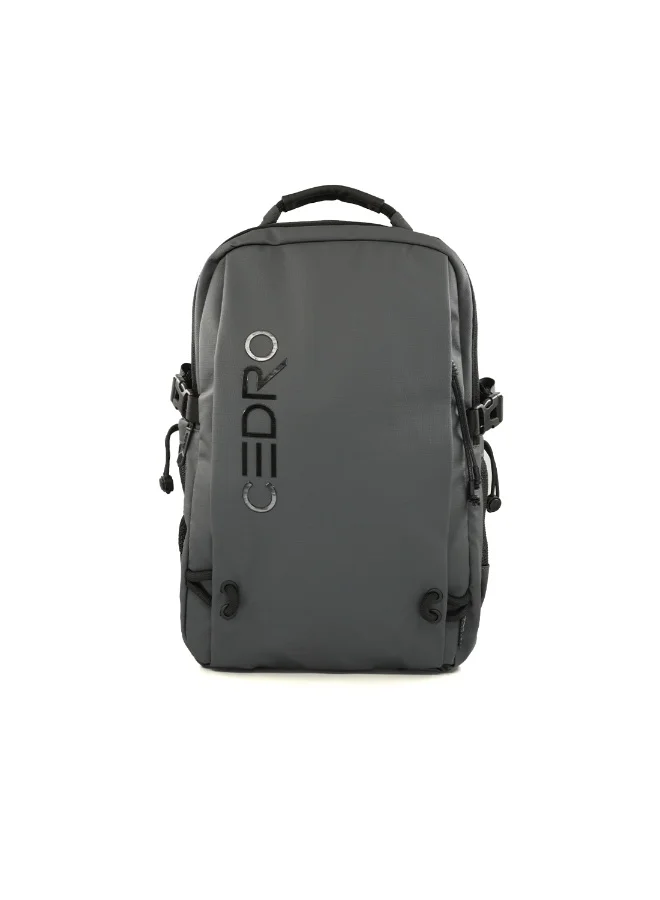 Cedro Cedro Waterproof Backpack â€“ Grey | Lightweight 600D Polyester, Daily School & Travel Bag