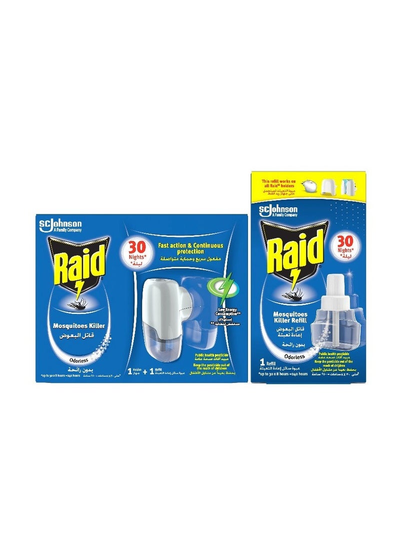 RAID Mosquitoes Killer Holder With Refill 42ml 