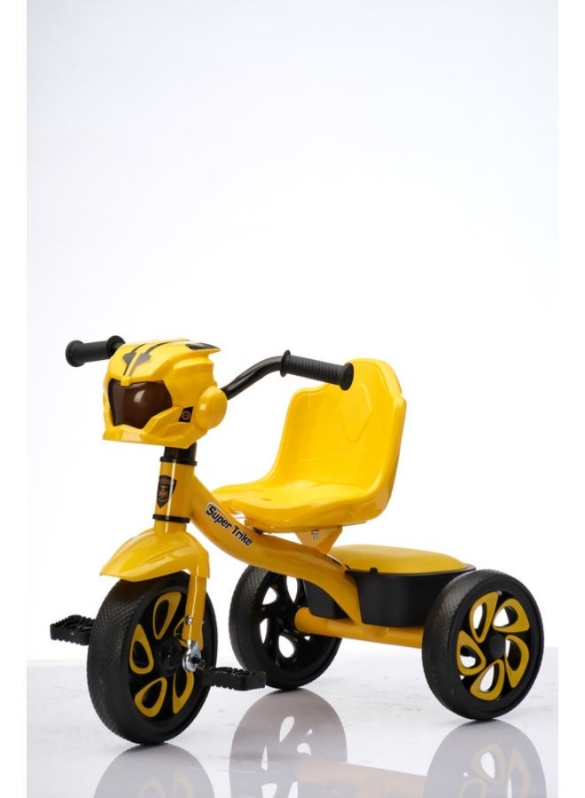 Kids Tricycle with Music & Light, Steel Frame 25-S702Y - Image 1