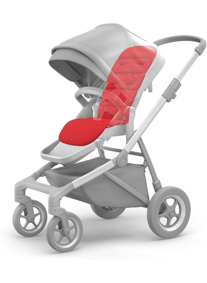 Thule Stroller Seat Liner, Energy Red - Image 2