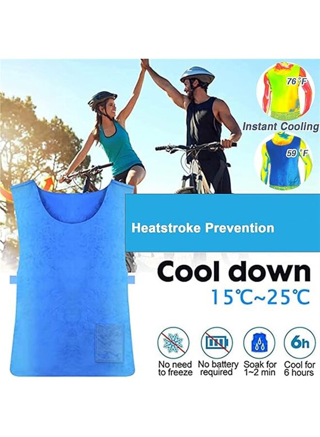 Cooling Vest for Men Women Ice Body Cooling Product for Hot Weather Summer Cool Jacket for Keep Cool in the Heat, One Size - Image 5