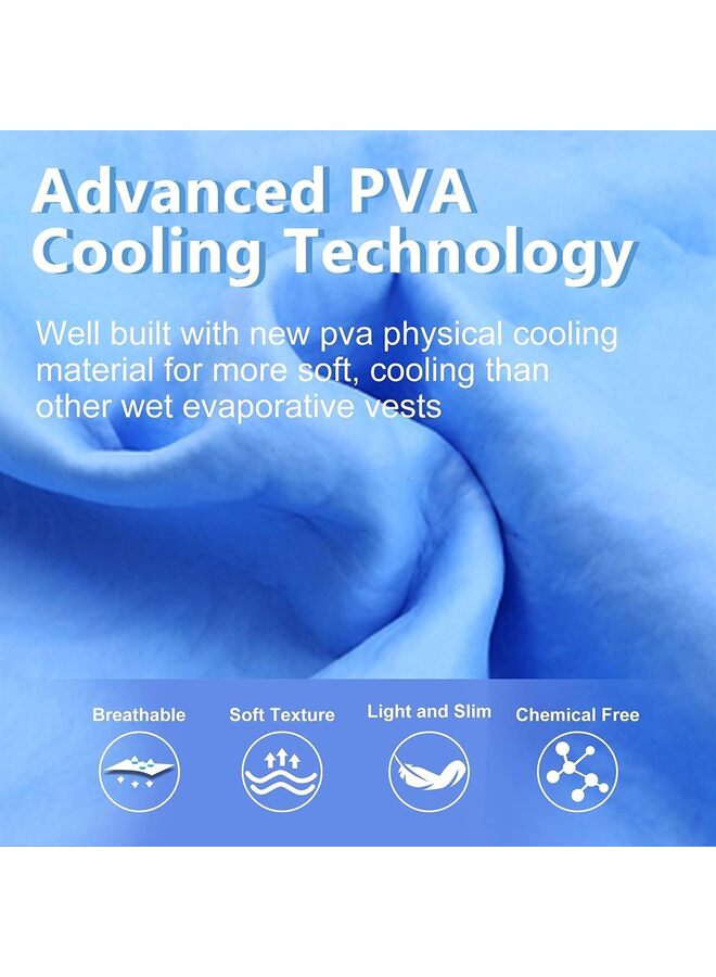 Cooling Vest for Men Women Ice Body Cooling Product for Hot Weather Summer Cool Jacket for Keep Cool in the Heat, One Size - Image 4