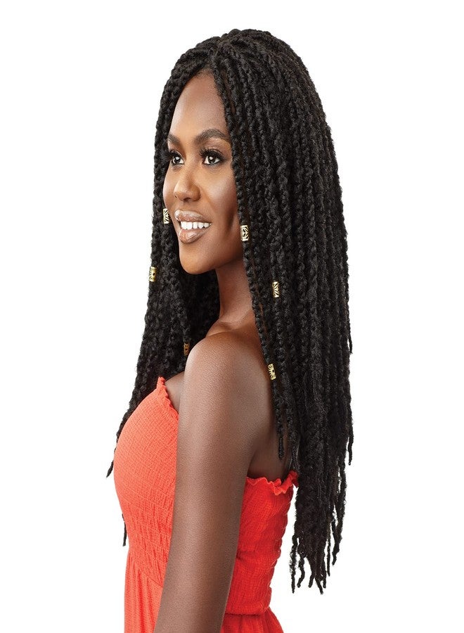 x-pression Outre Twisted Up Lace Front 4X4 Braid Wig Island Locs 24" (2) - Image 5