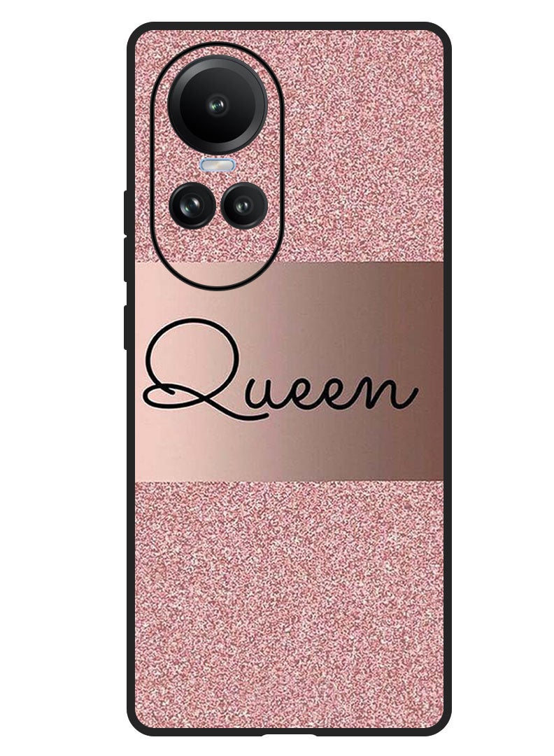 Theodor Protective Case Anti Scratch Shock Proof Bumper Cover For Oppo Reno 10/10 Pro Queen Glitters - Image 1
