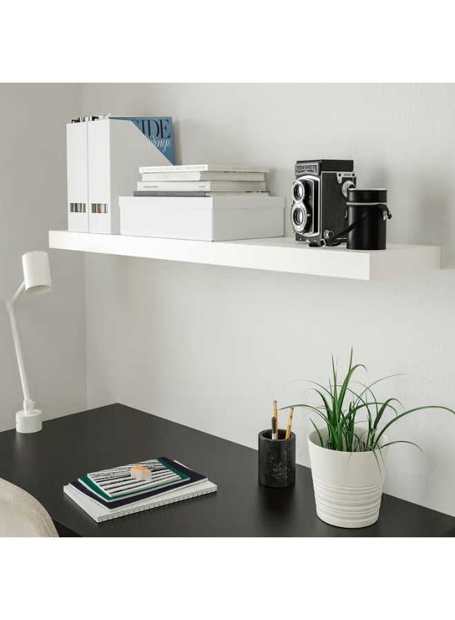 IKEA (IKEA) رف حائط أبيض 110 × 26 سم - Image 4