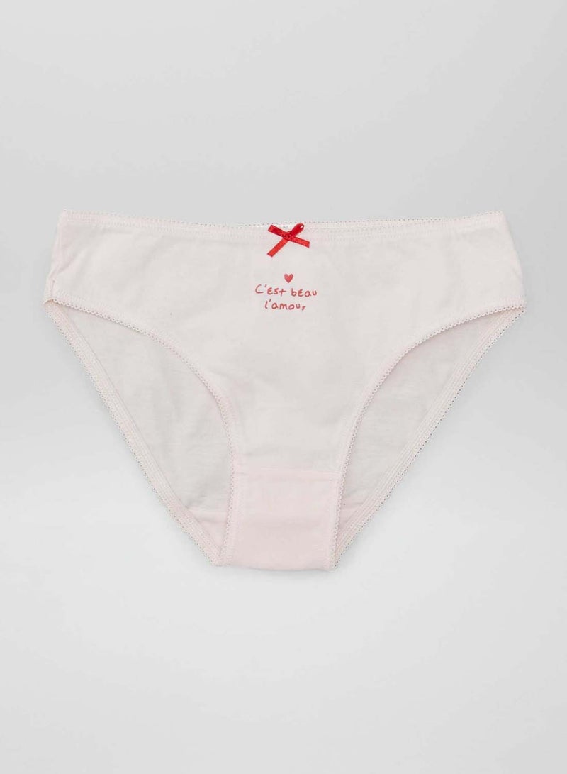 Kiabi pack-of-7-briefs-red - Image 2