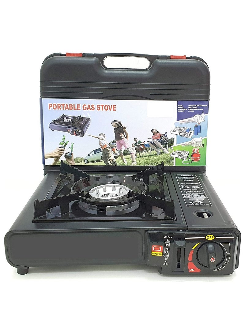 FABTEX Portable Gas Stove for Out Door Picnic, Camping & Home with Carry Bag & 04 Pieces Butane Gas Cartridge - Best Buy - Easy to Carry - Image 4