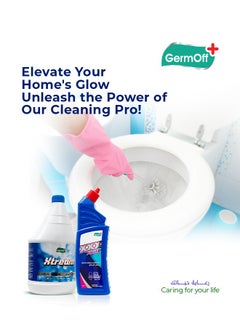 GermOff GermOff Bleach 1 Gallon + XXX Power Toilet cleaner 750ml  - Image 3