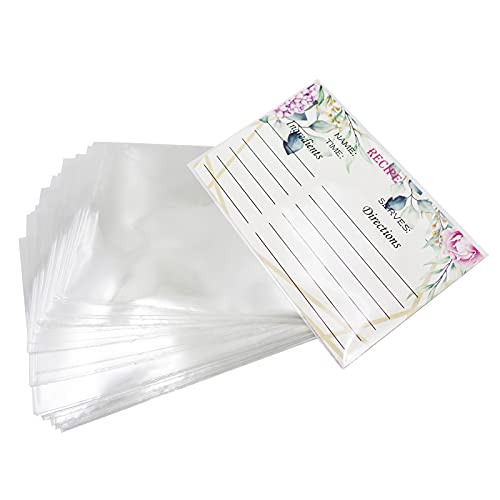 tutata 4x6 Inches Recipe Card Protectors, Recipe Card Covers, Set of 100 - Image 5