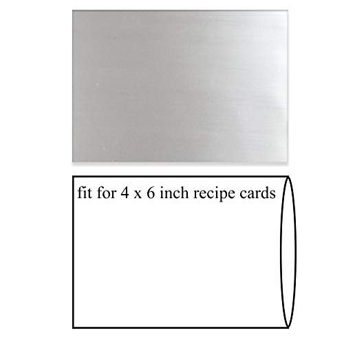 tutata 4x6 Inches Recipe Card Protectors, Recipe Card Covers, Set of 100 - Image 2