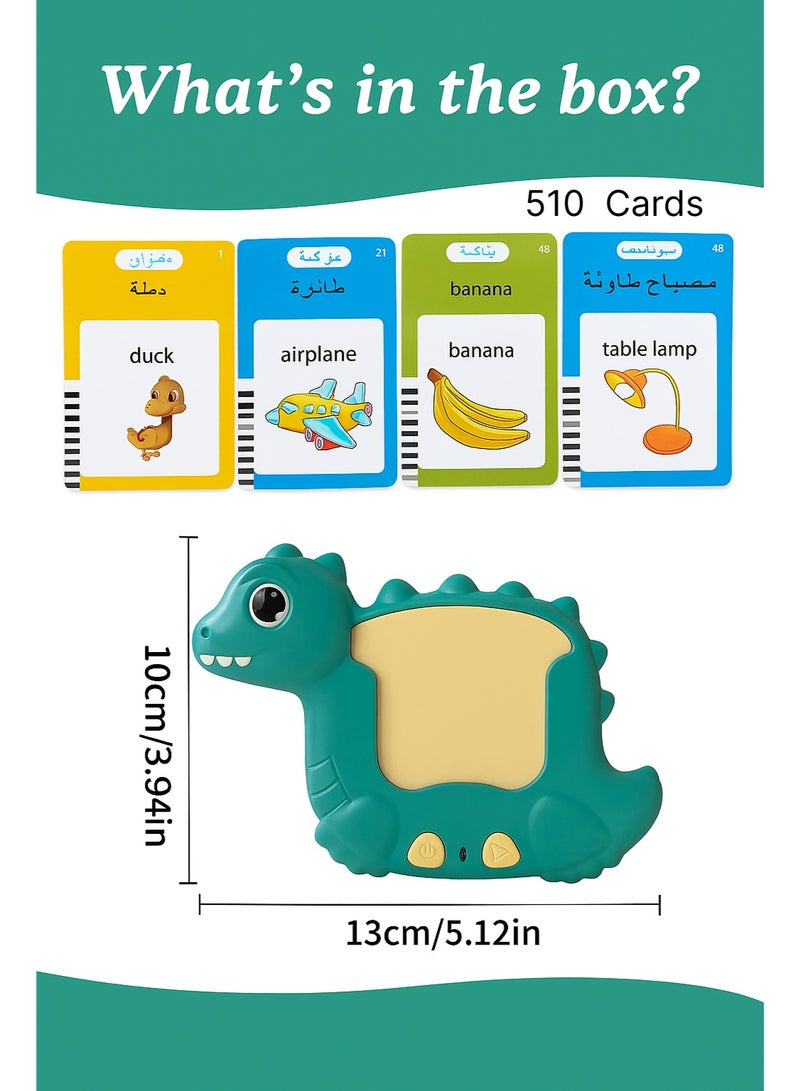 510 Flash Cards Flash Card Learning Toys, Reading Machine with 510 One Words | Learning Electronic Toys for Autistic Children, Learning Educational Speech Therapy - Image 5