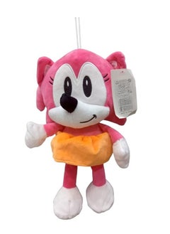 Plush Stuffed Soft Eco Friendly Adorable Fluffy Washable Amy Rose Sonic Toy