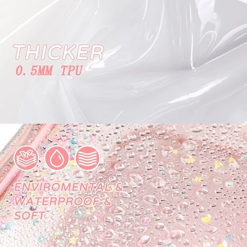 KIDNUO Clear Beach Bag Women Handbag Large Swim Tote Pool Sand Crossbody Bags Transparent Backpack for Girls Stadium Approved Messenger Shoulder Daypack Carry on Totes School Students Pink - Image 3