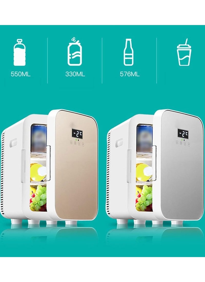 REBENUO - 12L Car Refrigerator 22x27x31 Car Portable Mini Fridge with 12/24V DC & 120-240V AC, Portable Refrigerator Freezer Fridge Cooler For Car RV Fishing Camping Travel - Image 1