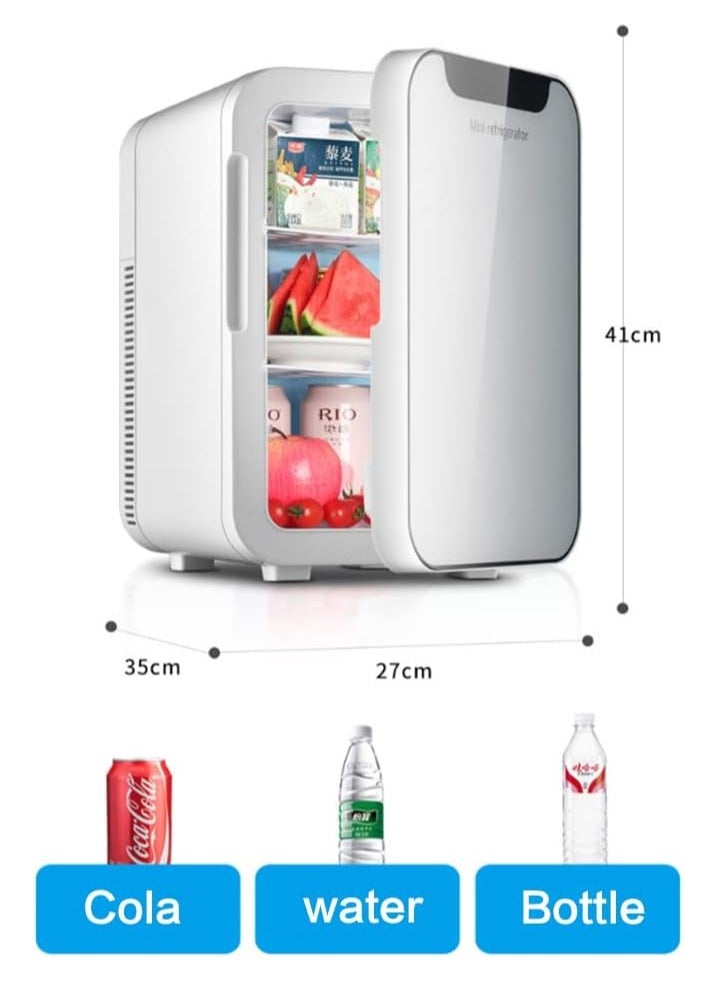 REBENUO - 12L Car Refrigerator 22x27x31 Car Portable Mini Fridge with 12/24V DC & 120-240V AC, Portable Refrigerator Freezer Fridge Cooler For Car RV Fishing Camping Travel - Image 1