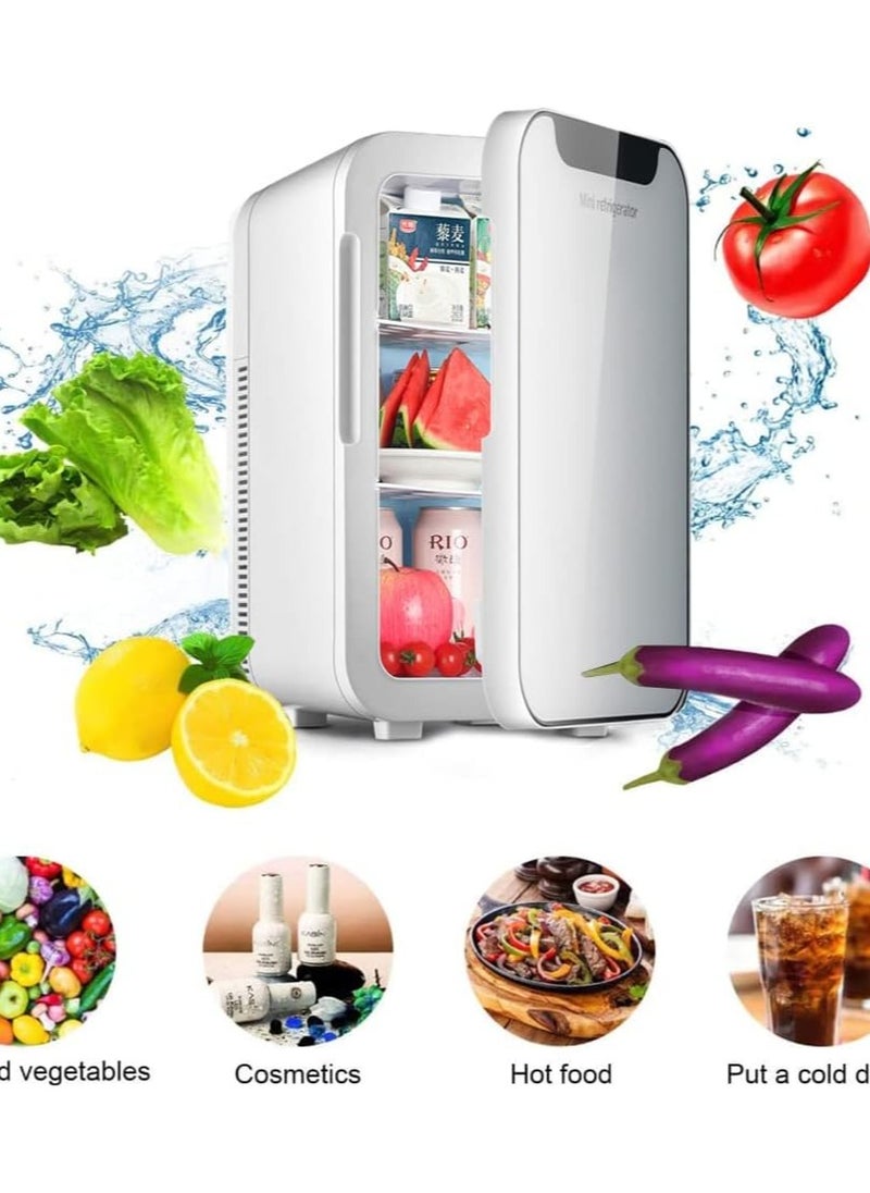 REBENUO - 12L Car Refrigerator 22x27x31 Car Portable Mini Fridge with 12/24V DC & 120-240V AC, Portable Refrigerator Freezer Fridge Cooler For Car RV Fishing Camping Travel - Image 1