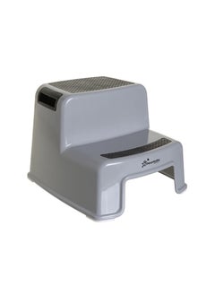 dreambaby 2-UP Toddler Step Stool, Slip Resistant - Black And Grey  - Image 1
