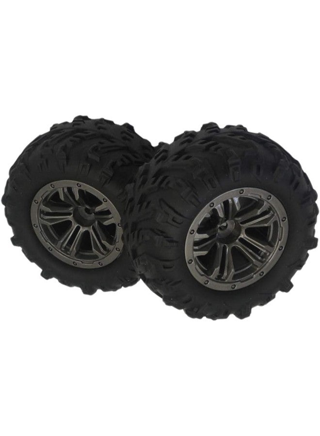 silvercnc Set of 4 Rubber RC Car Wheel Tire Parts Accessory for Xinlehong Q901 Q902 Q903  - Image 2