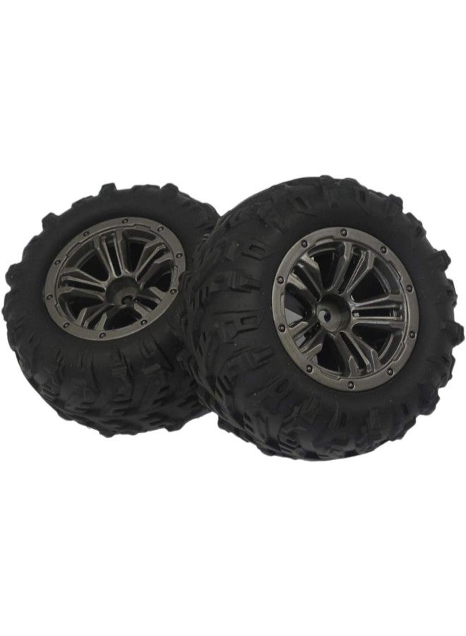 silvercnc Set of 4 Rubber RC Car Wheel Tire Parts Accessory for Xinlehong Q901 Q902 Q903  - Image 1