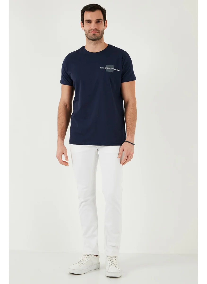 Buratti Crew Neck Cotton Slim Fit T Shirt Men's T Shirt 541THERE