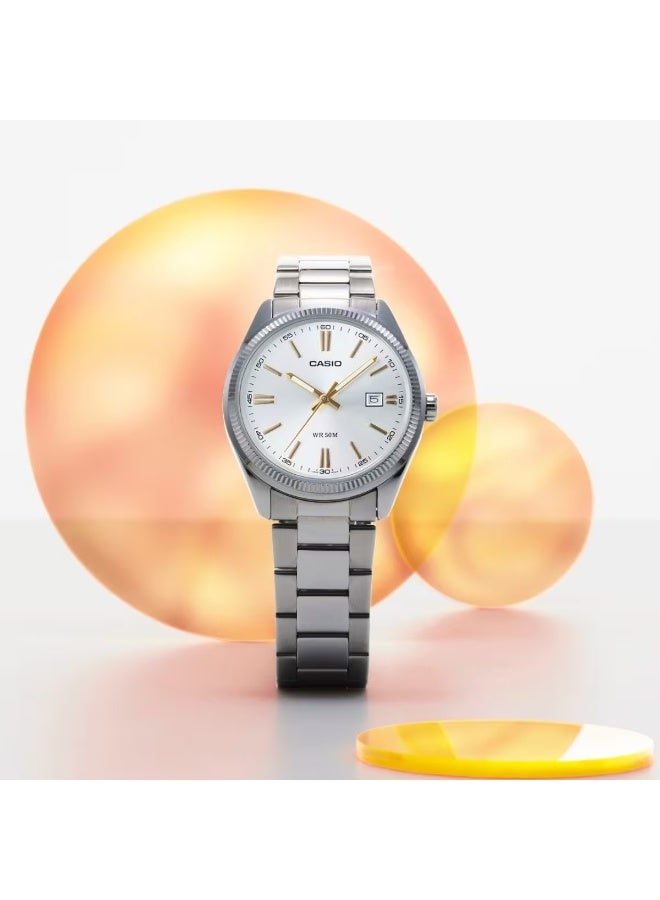 CASIO Men's Stainless Steel Analog Watch MTP-1302D-7A2V - Image 3