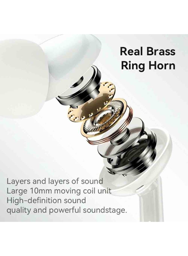 Yesido YH45 USB Type-C Wired Earphones With Heavy Bass Hi-Fi Sound Digital Decode Chip In-Line Mic & Volume Control White - Image 3