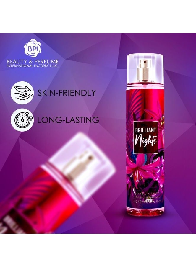 BPl Brilliant Nights Fragrance Mist Women 250ml - Image 4