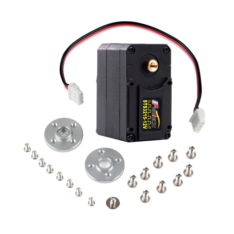 DIYmall STS3215 12V 30KG Magnetic Encoder Servo Metal Gear Dual Axis TTL Serial Bus Servo 360 Degree String Servos for Robotic Arm Smart Robot - Image 3