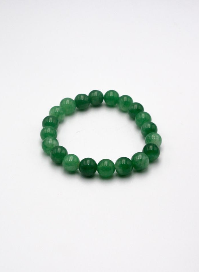 Alpine Crystals UAE Natural Green Jade Crystal Bracelet - Image 2