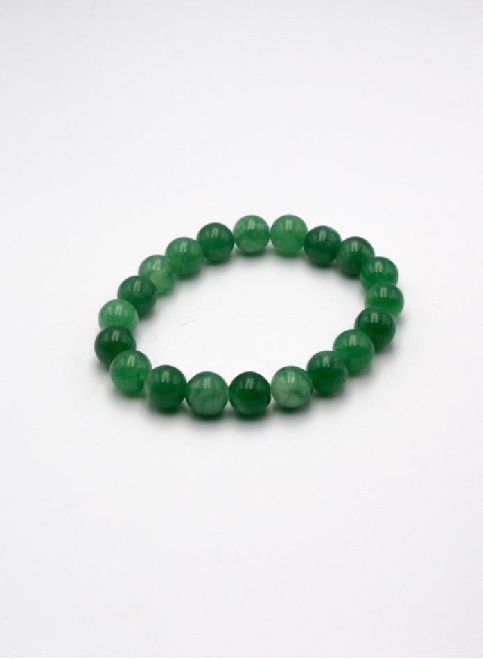 Alpine Crystals UAE Natural Green Jade Crystal Bracelet - Image 1