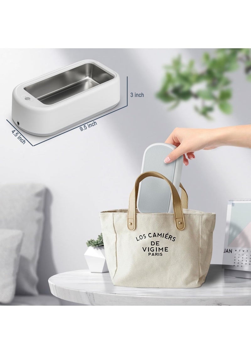 Jewelry Cleaner, Jewelry Cleaner Ultrasonic Machine, Professional Sonic Cleaner, Ultrasonic Jewelry Cleaner for Glasses, Rings, Dentures, Diamonds - Image 2