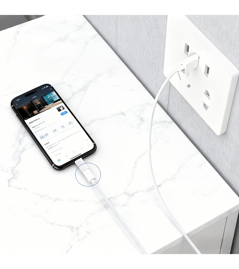 محول USB C إلى Lightning أسود عبوة من 10 قطع لأيفون وآيباد وأيربودز - Image 3