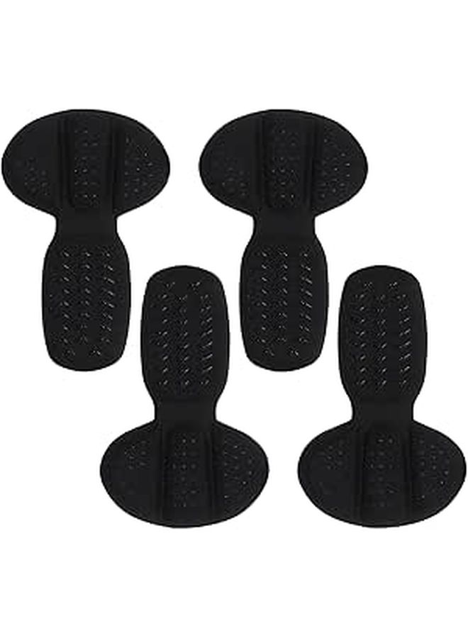 4 Pairs Petal Shoe Heel Protectors for Blister Prevention Women Foot Care Pads - Image 1
