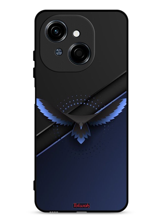 Tolwak Tecno Spark Go 1S 4G Protective Case Cover Eagle Digital Abstract Art - Image 1