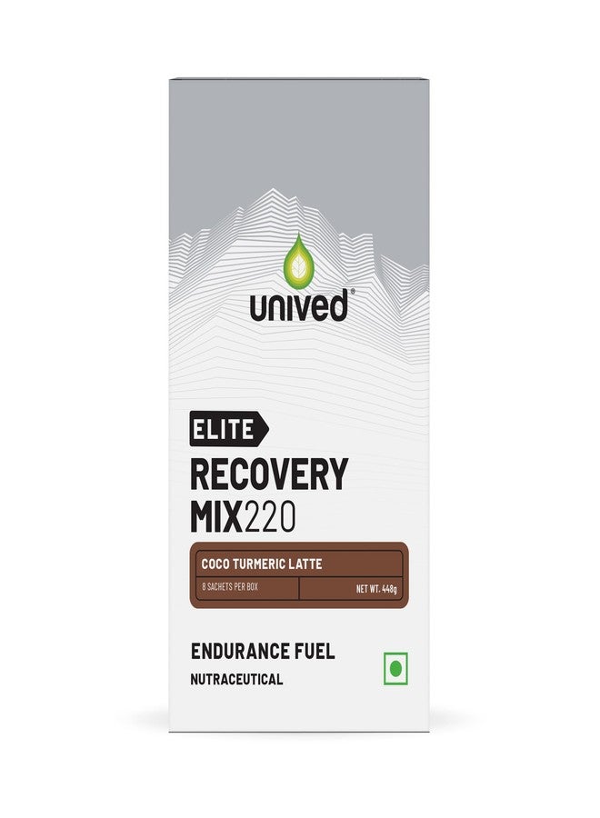 Unived Elite Recovery Mix | Post-Workout Recovery Drink | 4:1 Carb to Protein, Electrolytes, Vitamins & Curcumin (Coco Turmeric Latte) - Image 1