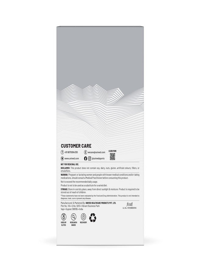 Unived Elite Recovery Mix | Post-Workout Recovery Drink | 4:1 Carb to Protein, Electrolytes, Vitamins & Curcumin (Coco Turmeric Latte) - Image 3