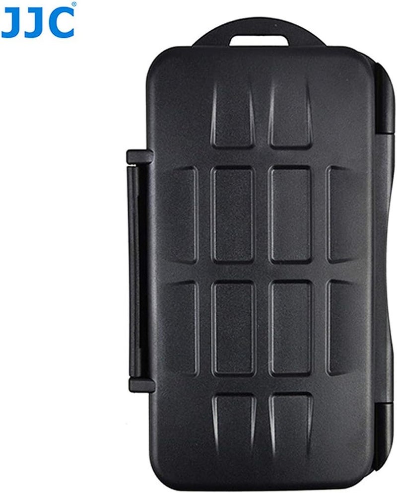 Fotasy JJC MC-SD12 Ruggard SD Card Case, Shockproof SD Card Case, Water-Resistant SD Card Case, Rubber Sealed Ergonomic Locking Easy Carrying Memory Card Case Fits 12 SD Cards - Image 4