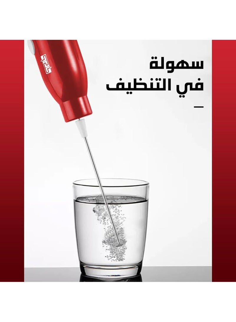 دي اس بي خلاط حليب محمول من DSP، خلاط كهربائي لمشروب القهوة، صانع خبز الرغوة، خلاط كهربائي متين، محرك 25 وات، سعة 80 مل، تصميم من الفولاذ المقاوم للصدأ والبلاستيك  - Image 4