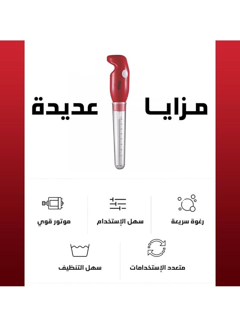 دي اس بي خلاط حليب محمول من DSP، خلاط كهربائي لمشروب القهوة، صانع خبز الرغوة، خلاط كهربائي متين، محرك 25 وات، سعة 80 مل، تصميم من الفولاذ المقاوم للصدأ والبلاستيك  - Image 5