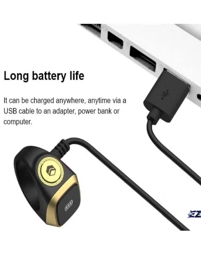 ELTRAZONE Bluetooth Quran Speaker with Smart Tasbih Zikr Ring 20mm, Holy Wall Speaker, Bluetooth Al Quran Light Speaker – Portable & Powerful Quran Recitation Speaker - Image 2