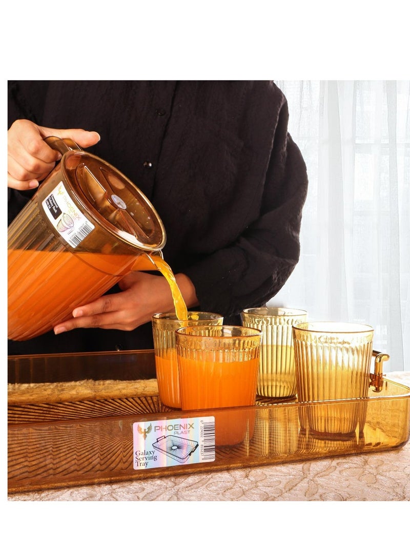 فينيكس صينية تقديم جلاكسي شفافة من الأكريليك - Image 3