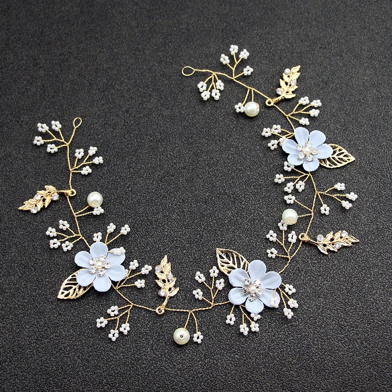 3PCS Bridal Headband Hairpins Set Headpiece U Shape Hair Pin Jewelry Set for Wedding Party ( ) - Image 4