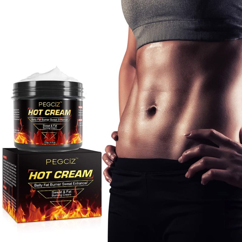 Fat Burning Cream Hot Cream for Belly Fat Burner Cellulite Cream for Thighs Sweat Cream for Women Men Weight Loss Cellulite Cream for Thighs Belly Butt Firming Legs Slimming Cream
