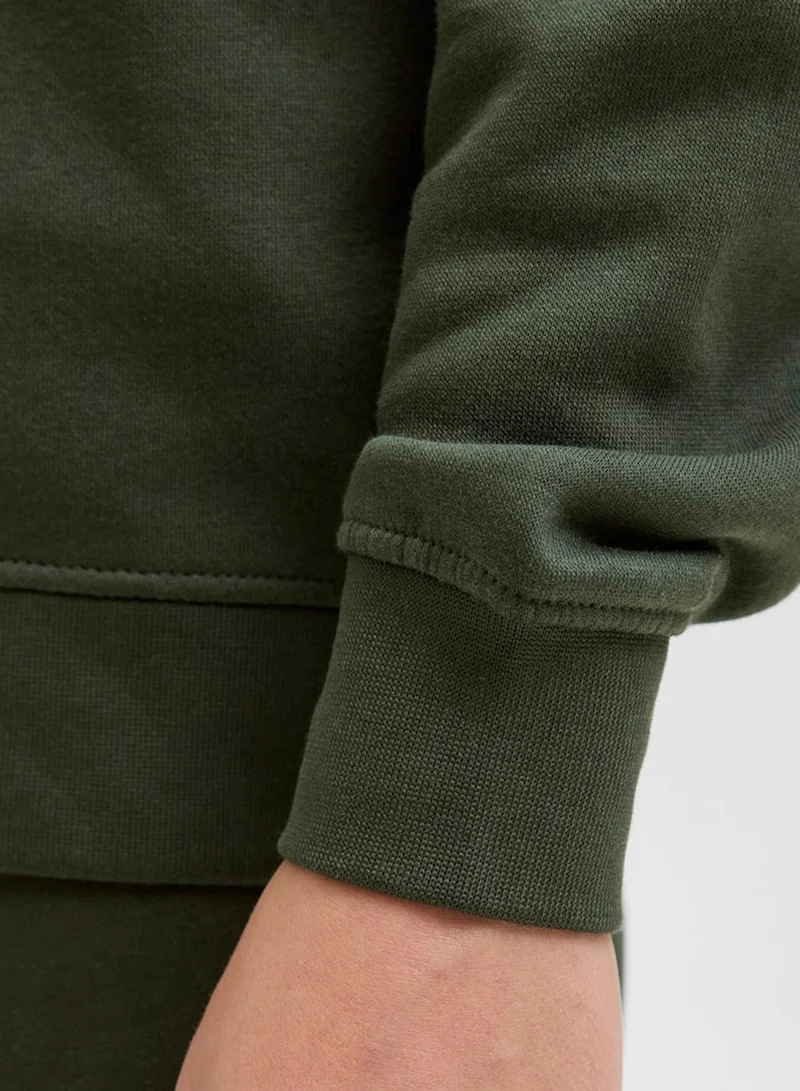 Jack & Jones Junior Kids Jjesoho Quarter Zip Sweatshirt