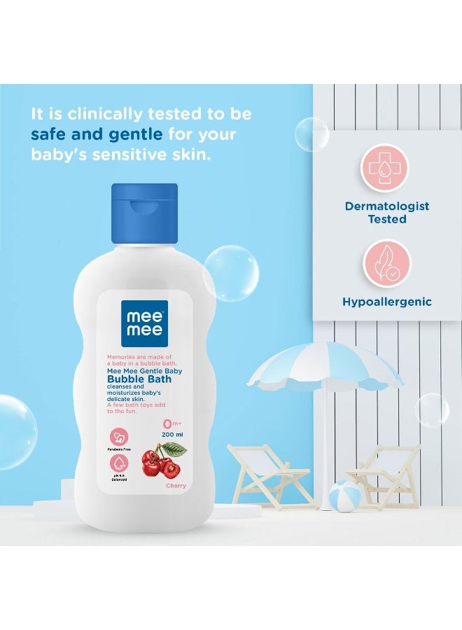 Mee Mee Gentle Baby Bubble Bath, Cherry Extracts, 200 ml - Image 2