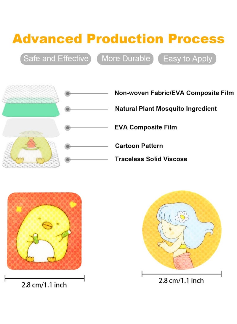 KASTWAVE 72 Counts Mosquito Repellent Patches Mosquito Repellent Plasters Natural Insect Repellent Sticker for Kids Adults - Image 5