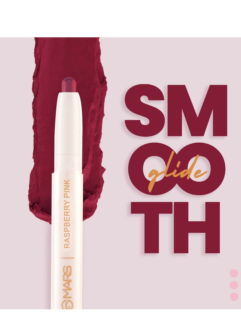 MARS Retractable Poppins Long Lasting Lip Crayon 1.3 gm 21 NOSTALGIC NUDE - Image 2