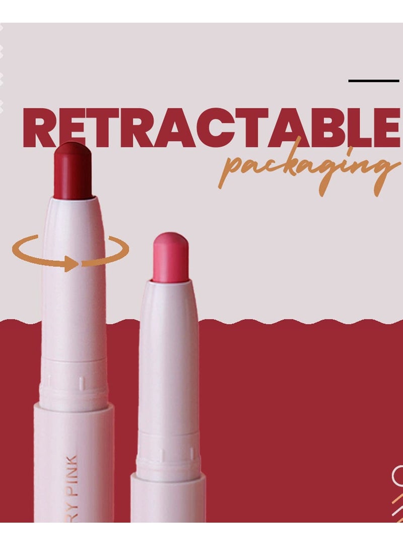 MARS Retractable Poppins Long Lasting Lip Crayon 1.3 gm 21 NOSTALGIC NUDE - Image 3