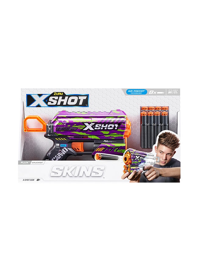 Zuru X-Shot سكينز فلوكس كروسيفير - لعبة توجيه الحركة للأطفال، المراهقين، البالغين الأولاد والبنات، أنشطة العطلات في الهواء الطلق، هدايا للأطفال من عمر 8 سنوات فما فوق  - Image 1