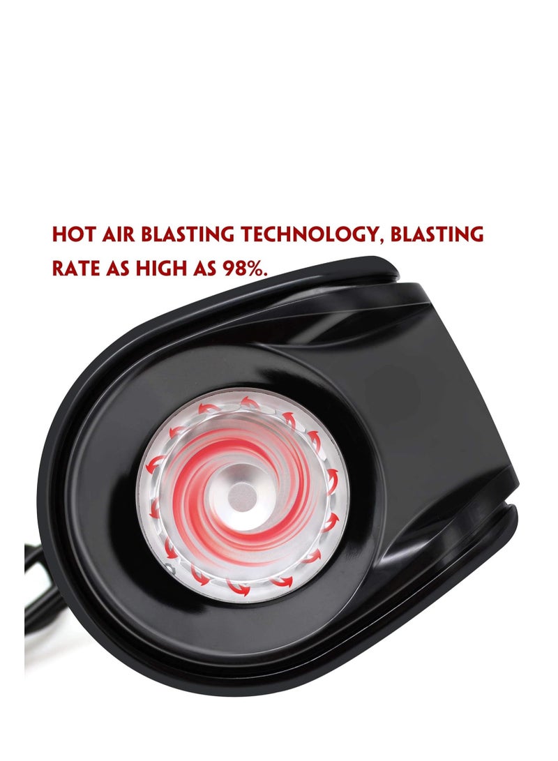 فلوشرينيك آلة صنع الذرة المحمصة الكهربائية الصغيرة، لا تحتاج إلى زيت، وجبة خفيفة صحية ولذيذة للأطفال والبالغين، مثالية لحفلات المنزل والمشاهدة مع العائلة. - Image 5